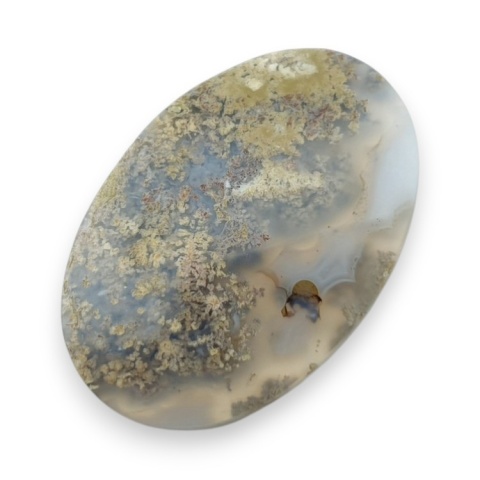 Indonesian moss agate cabochon 35x24 mm no 8
