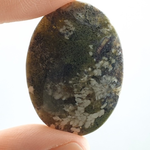 Agat mszysty z indonezjii kaboszon 35x25 mm nr 16