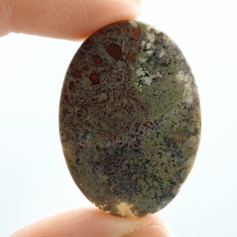 Agat mszysty z indonezjii kaboszon 35x25 mm nr 47