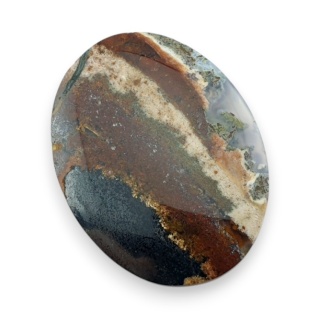 Agat mszysty z indonezjii kaboszon 35x27 mm nr 57