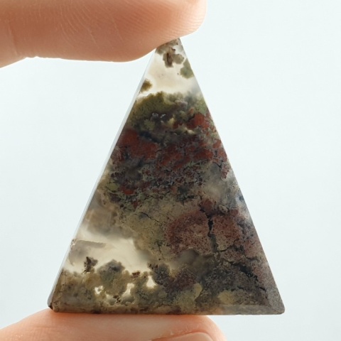 Agat mszysty z indonezjii kaboszon 41x34 mm nr 34