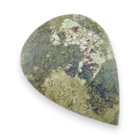 Indonesian moss agate cabochon 42x31 mm no 41