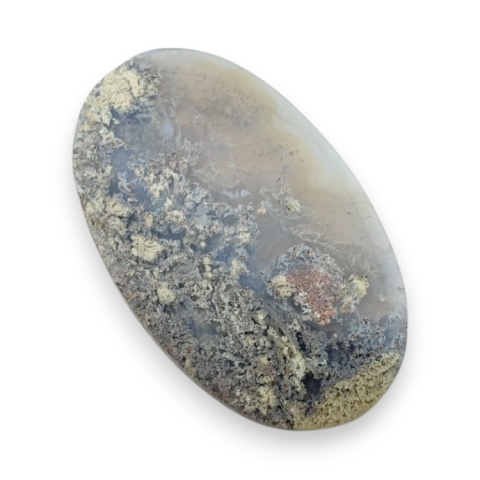 Indonesian moss agate cabochon 43x26 mm no 32