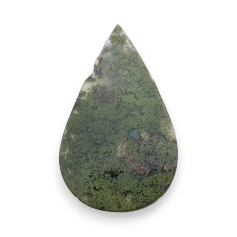 Indonesian moss agate cabochon 45x28 mm no 27