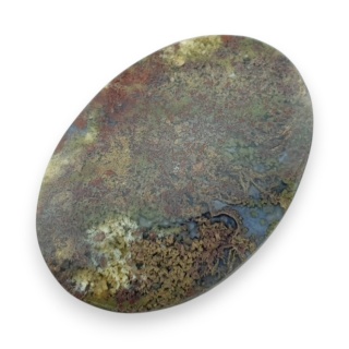 Agat mszysty z indonezjii kaboszon 45x32 mm nr 2