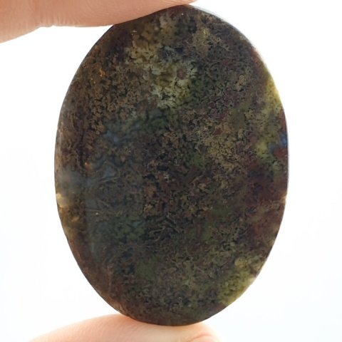 Agat mszysty z indonezjii kaboszon 45x32 mm nr 2