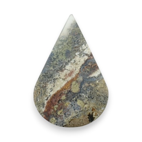 Agat mszysty z indonezjii kaboszon 46x30 mm nr 31