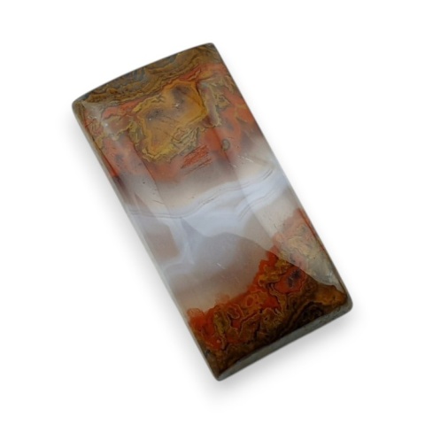 Seam agate cabochon 25x13 mm no 56