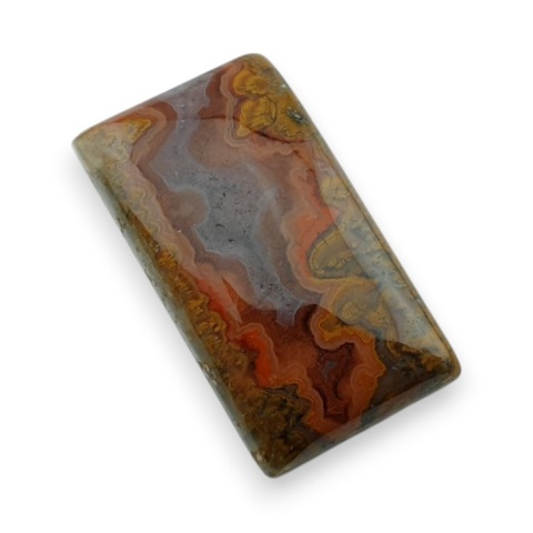 Seam agate cabochon 25x14 mm no 36