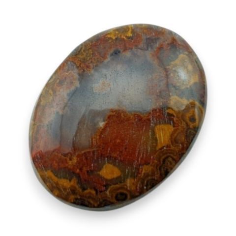 Seam agate cabochon 25x19 mm no 63