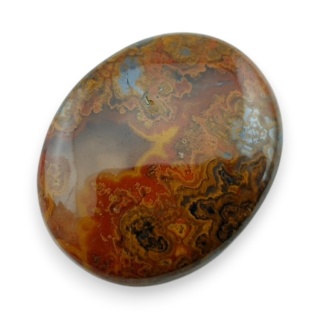 Agat seam kaboszon 27x22 mm nr 35