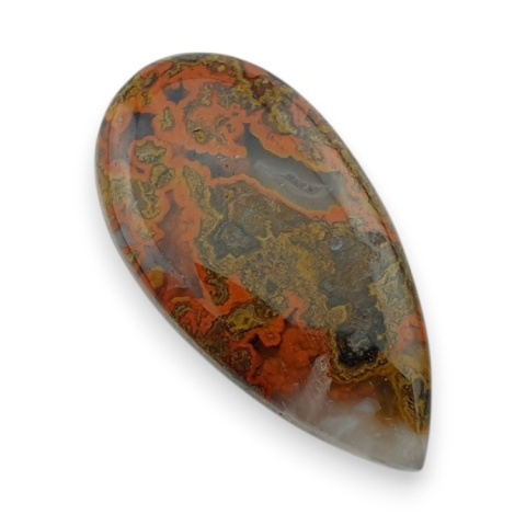 Seam agate cabochon 31x16 mm no 58
