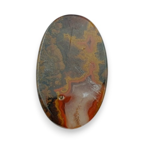 Agat seam kaboszon 31x19 mm nr 42