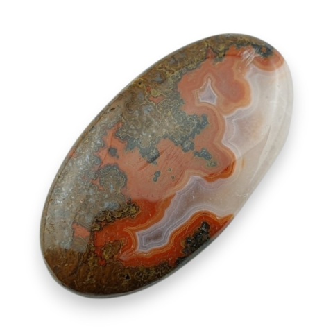 Agat seam kaboszon 36x19 mm nr 8