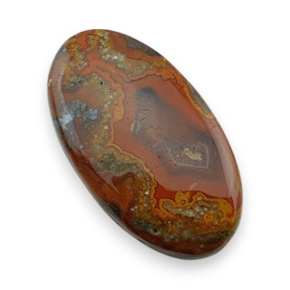 Agat seam kaboszon 37x21 mm nr 38