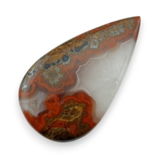 Agat seam kaboszon 38x21 mm nr 41