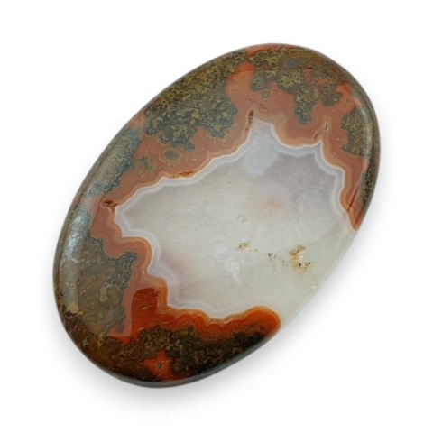 Agat seam kaboszon 38x25 mm nr 27