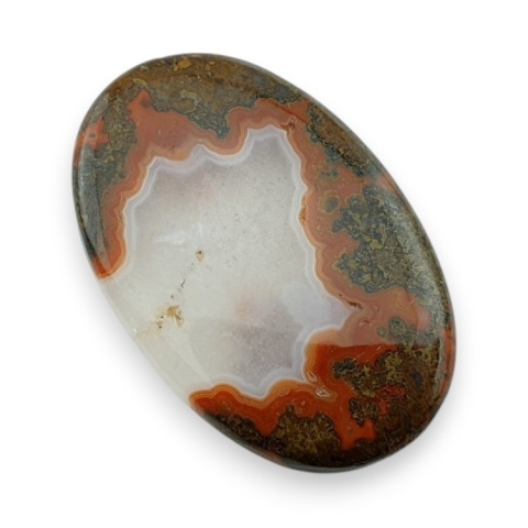 Agat seam kaboszon 38x25 mm nr 27