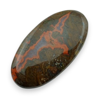 Agat seam kaboszon 39x20 mm nr 44