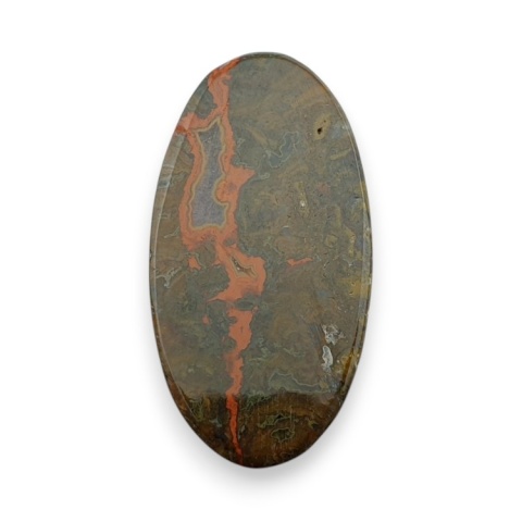 Agat seam kaboszon 39x20 mm nr 44