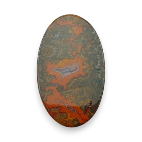 Agat seam kaboszon 40x24 mm nr 7