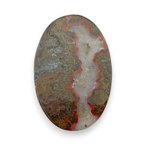 Agat seam kaboszon 40x26 mm nr 10