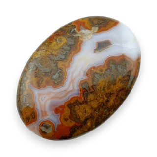 Agat seam kaboszon 40x28 mm nr 30