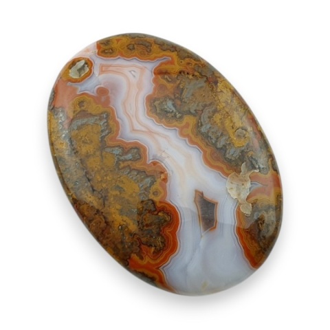 Seam agate cabochon 40x28 mm no 30