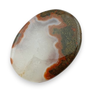 Agat seam kaboszon 40x30 mm nr 13