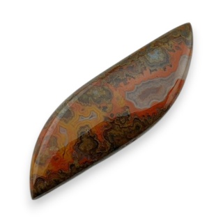 Agat seam kaboszon 41x13 mm nr 46