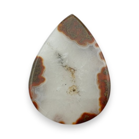 Agat seam kaboszon 41x29 mm nr 18