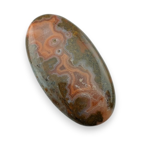 Seam agate cabochon 42x23 mm no 3