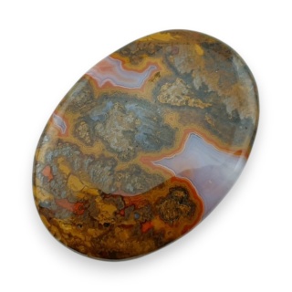 Agat seam kaboszon 43x31 mm nr 20