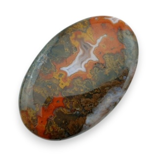 Agat seam kaboszon 45x29 mm nr 4