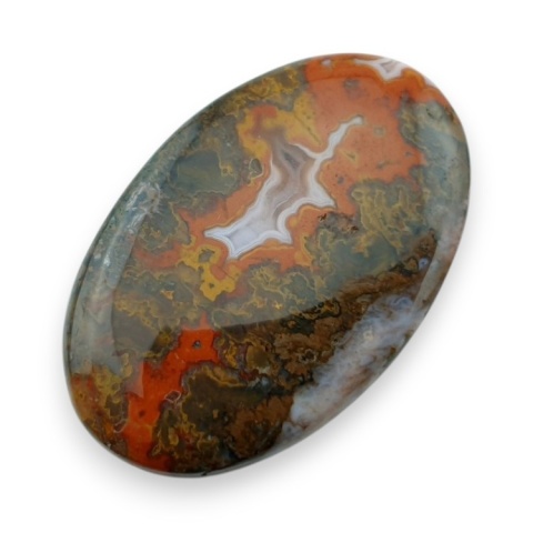 Agat seam kaboszon 45x29 mm nr 4