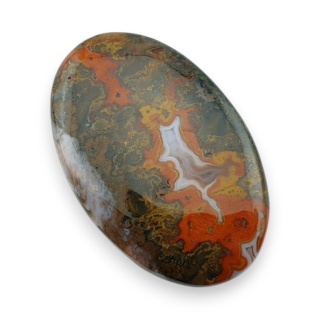 Agat seam kaboszon 45x29 mm nr 4