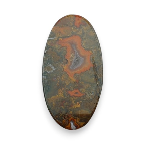 Agat seam kaboszon 46x24 mm nr 26