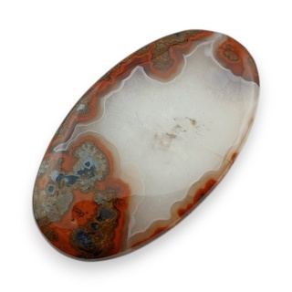 Agat seam kaboszon 46x27 mm nr 12