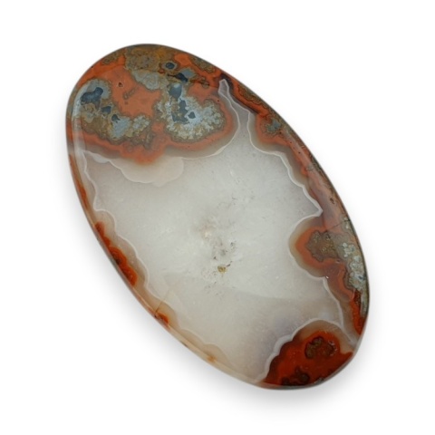 Agat seam kaboszon 46x27 mm nr 12