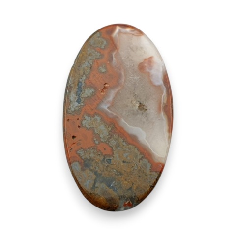 Seam agate cabochon 48x27 mm no 28