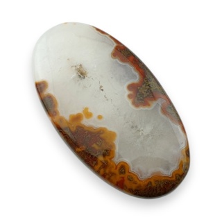 Agat seam kaboszon 50x27 mm nr 6