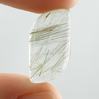 Kwarc z rutylem kaboszon 23x13 mm nr 157