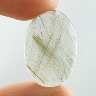 Kwarc z rutylem kaboszon 23x16 mm nr 147