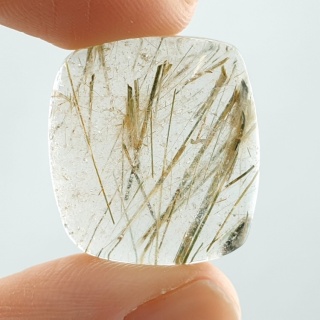 Kwarc z rutylem kaboszon 23x21 mm nr 167