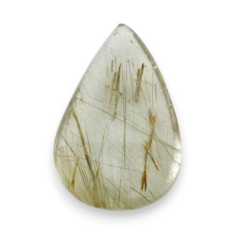 Kwarc z rutylem kaboszon 25x17 mm nr 156