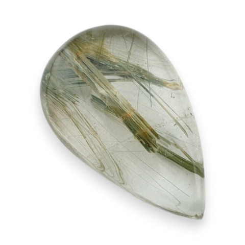 Kwarc z rutylem kaboszon 27x17 mm nr 175