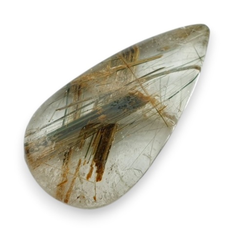 Kwarc z rutylem kaboszon 31x16 mm nr 172