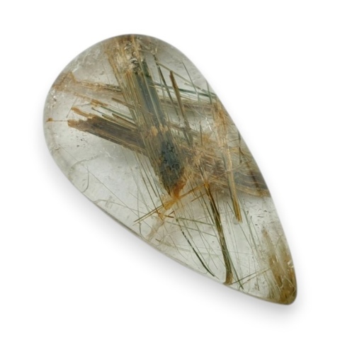 Kwarc z rutylem kaboszon 31x16 mm nr 172