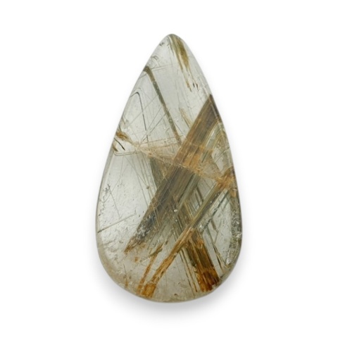 Kwarc z rutylem kaboszon 31x16 mm nr 172