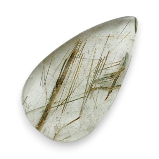 Kwarc z rutylem kaboszon 32x18 mm nr 119